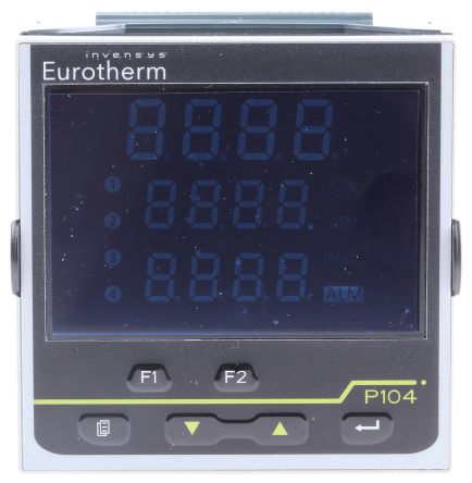 Eurotherm Piccolo P104 PID Temperature Controller, 96 X 96mm, 3 Output Logic, Relay, 100 → 230 V Ac Supply