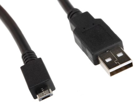 Roline Câble USB, Micro-USB B Vers USB A, 3m, Noir