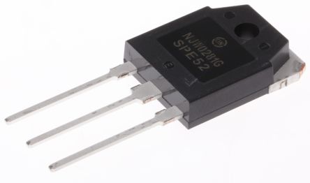 Onsemi NJW0281G THT, NPN Transistor 250 V / 15 A 1 MHz, TO-3P 3-Pin