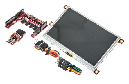 4D Systems Starterkit Resistives Touch-LCD-Starterkit SK-43PT-AR Arduino Kompatible Platinen
