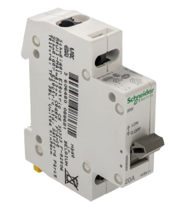 A9S60220 Schneider Electric | 2 Pole DIN Rail Non Fused Isolator Switch ...