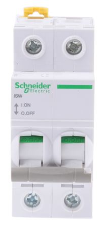 Schneider Electric ISW Trennschalter 2P-polig 40A DIN-Schiene IP 20 415V Acti 9 2 Schließer