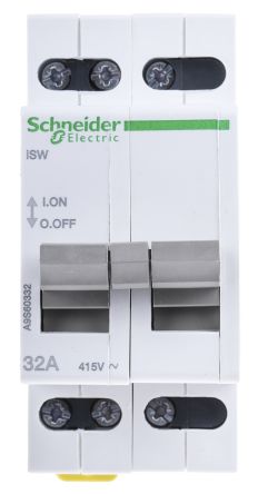 Schneider Electric Interrupteur-sectionneur Acti 9 ISW, 3P, 32A, 415V