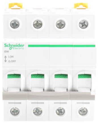 Schneider Electric ISW Trennschalter 4P-polig 125A IP 20 240V Acti 9 4 Schließer
