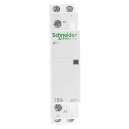 Schneider Electric 接触器, iCT系列, 2极, 触点16 A, 触点电压250 V 交流