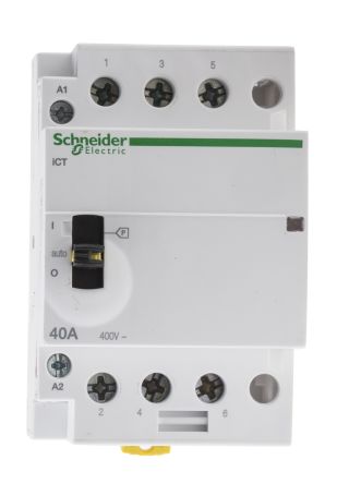 Schneider Electric 接触器, iCT系列, 3极, 触点40 A, 触点电压400 V 交流
