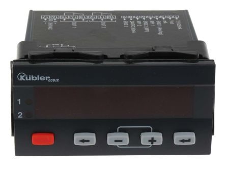Kubler 数字面板仪表, CODIX 565系列, 测量电流，电压, 45mm高切面, LED
