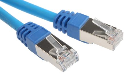 RS PRO Ethernetkabel Cat.6, 30m, Blau Patchkabel, A RJ45 F/UTP Stecker, B RJ45, LSZH
