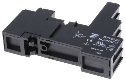 TE Connectivity 继电器底座, 适用于RT 系列, DIN 导轨安装, 5触点
