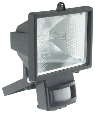 Ip44 Pir Switched Halogen Flood 500w Rs Components Ip44 Pir Switched Halogen Flood 500w