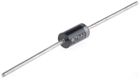 Onsemi Schaltdiode Einfach 1 Element/Chip THT DO-201AD 2-Pin Siliziumverbindung 1V