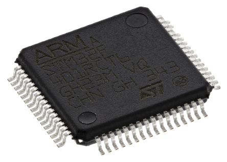 STMicroelectronics Mikrocontroller STM32F4 ARM Cortex M4 32bit SMD 256 KB LQFP 64-Pin 84MHz 64 KB RAM USB