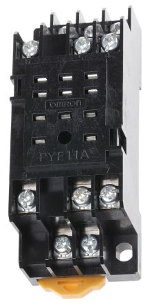 Omron 继电器底座, 适用于MY3 系列, DIN 导轨安装