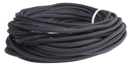 Alpha Wire FIT Kabelschlauch Schwarz PET Für Kabel-Ø 3.18mm, Länge 15.24m Umflochtener Nein