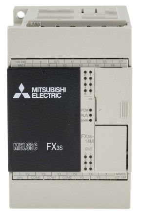 Mitsubishi FX3S SPS CPU, 8 Eing. Relais, Transistor Ausg.Typ DC Eing.Typ Für Serie FX3 100 → 240 V Ac
