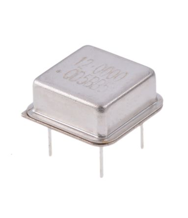 QANTEK, 12MHz XO Oscillator, ±50ppm HCMOS, 8-Pin PDIP QX8T50B12.00000B50TT