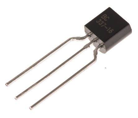 Taiwan Semiconductor BC337-16 A1 THT, NPN Transistor 45 V / 800 MA, TO-92 3-Pin