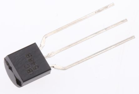 Taiwan Semiconductor Transistor, BC548B A1, NPN 100 MA 30 V TO-92, 3 Pines, Simple