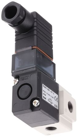 SMC VT307, G1/8 Pneumatik-Magnetventil 24V Dc, Magnet/Magnet-betätigt