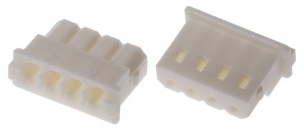 Molex Mini-SPOX Steckverbindergehäuse Buchse 2.5mm, 4-polig / 1-reihig Gerade, Kabelmontage Für Crimp-Anschlussklemme
