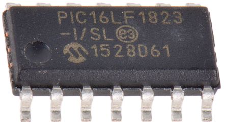 Microchip Microcontrôleur, 8bit, 128 B RAM, 2 048 Mots, 32MHz, SOIC 14, Série PIC16F