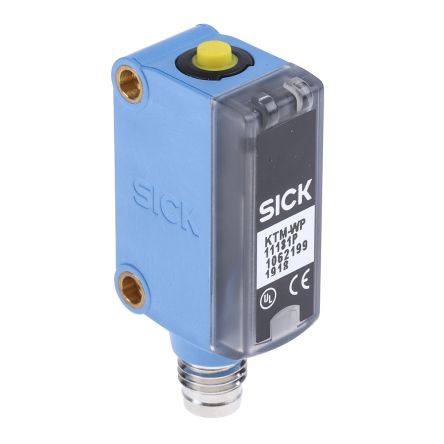 Sick KTM Kontrastsensoren 12,5 Mm, IP67, Blue, Green, Red LED, PNP 100 MA, 12 → 24 V Dc