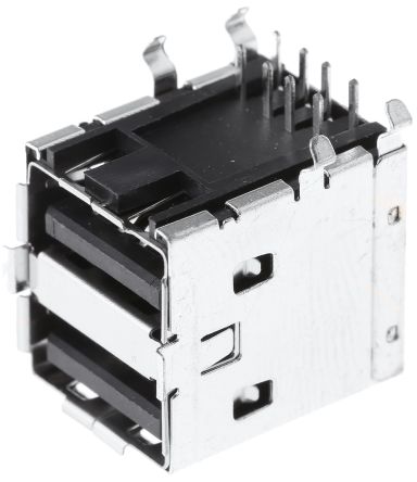 Molex USB-Steckverbinder A, 2-Port Buchse / 1.5A, THT