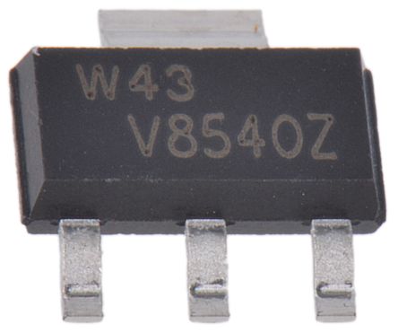 Nexperia Transistor, NPN Simple, 500 MA, 500 V, SOT-223 (SC-73), 3 + Tab Broches