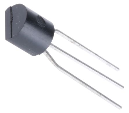Onsemi BC557A-ML THT, PNP Transistor –45 V / -100 MA 10 MHz, TO-92 3-Pin