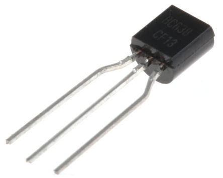 Onsemi Transistor, BC638-ML, PNP -1 A -60 V TO-92, 3 Pines, 50 MHz, Simple