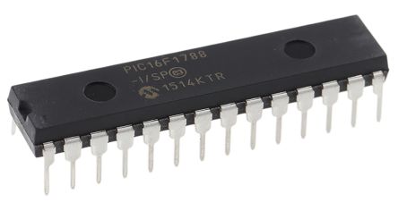 Microchip Mikrocontroller PIC16F PIC 8bit THT 16384 Wörter SPDIP 28-Pin 32MHz 2048 KB RAM USB