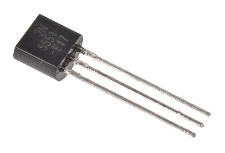 Onsemi 2N5551 THT, NPN Transistor 160 V / 600 MA 100 MHz, TO-92 3-Pin