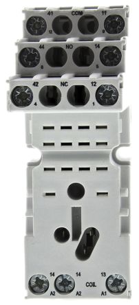 Relpol 继电器底座, 适用于R2N 系列继电器, DIN 导轨、面板安装安装, 8触点
