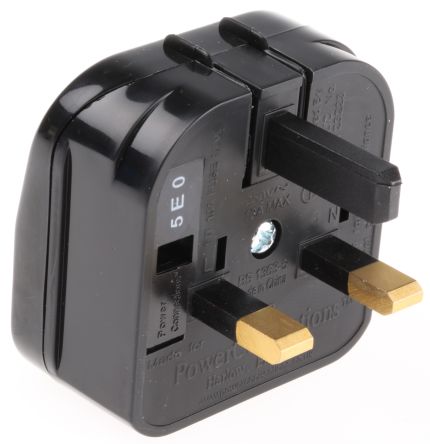 RS Components 399-6134 UK to European plug adaptor 