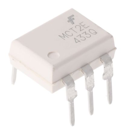 Onsemi THT Optokoppler DC-In / Transistor-Out, 6-Pin MDIP, Isolation 7,5 KV Eff