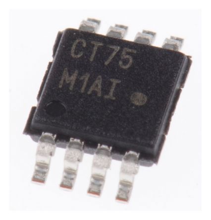 Onsemi Digital Temperatursensor ±1°C SMD, 8-Pin, Seriell-I2C, SMBus -55 Bis +125 °C.