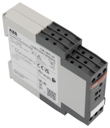 ABB Insulation Monitoring Relay, 1, 3 Phase, SPDT, 0 → 250V ac, DIN Rail