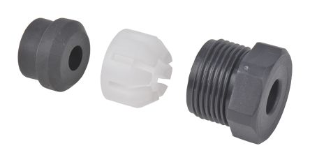 Bulgin 7000 Kabelverschraubungs-Kit Thermoplastik Schwarz, Grau, Weiß, Gelb 5mm/ 7mm, IP66, IP68, IP69K