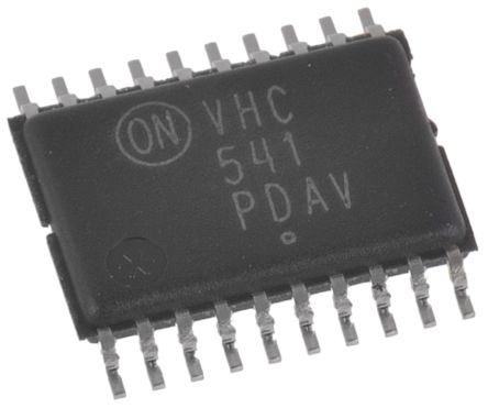 Onsemi MC74VHC541DTG Buffer & Line-Driver 8-Bit Puffer VHC Single Ended Non-Inverting 20-Pin TSSOP