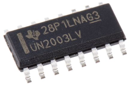 Texas Instruments Transistor Darlington, NPN, 140 MA, 8 V, SOIC, CMS, 16 Broches