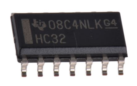 Texas Instruments Logikgatter, 4-Elem., ODER, HC, LS-TTL, 5.2mA, 14-Pin, SOIC, 2