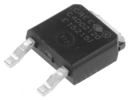 Wolfspeed SMD SiC-Schottky Diode, 1200V / 4.5A, 3-Pin DPAK (TO-252)
