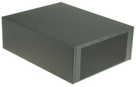 nVent SCHROFF 工控机箱, Interscale M系列, 灰色, 钢制外壳, 3U, 133 x 399 x 310mm