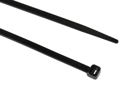 디바이스마트,케이블/전선 > 케이블악세사리/툴 > 케이블타이/레이싱,,CV385W,RS PRO Black Nylon Cable Tie, 385mm x 4.8 mm / 811-1492