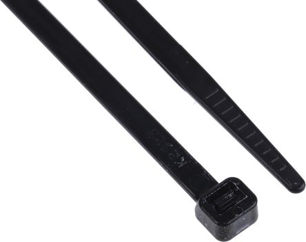 RS PRO Serre-câble 300mm X 4,8 Mm Noir En Nylon 66