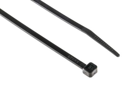RS PRO Nylon 66 Kabelbinder Schwarz 4,6 Mm X 203mm, 1000 Stück