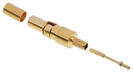 FCT Contacto Coaxial De Conector D-Sub FMS002P102 / 1727040128, Serie FMS, Macho, Crimpado, Revestimiento De Oro Sobre