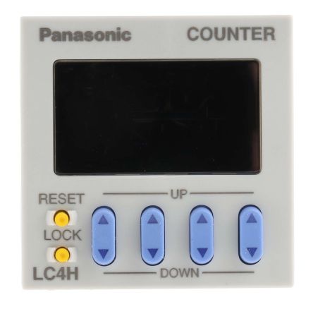 Panasonic Contador Con Display LCD De 4 Dígitos, 12 → 24 V Dc