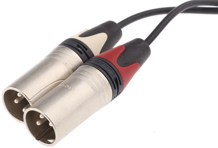 3m Audio Video Mixed Cable Assembly Mini Jack to Male XLR x 2 Male x 2 XLR Male 2 XLR