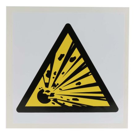 RS PRO 危险警告标志, Explosive（爆炸物）, 标签